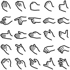240x240 Hand Icon Collection