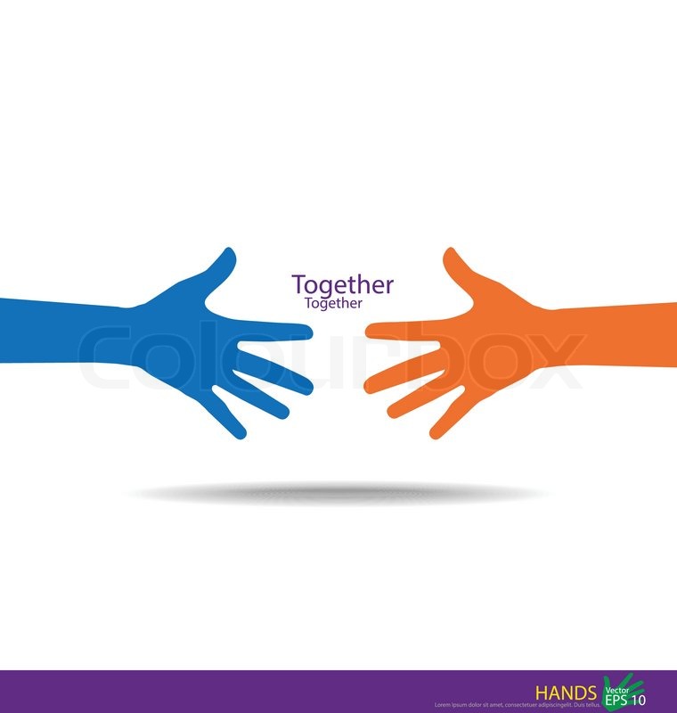 Handshake, Teamwork Hands Logo Vector Stock Vector Colourbox 760x800 Handshake, Teamwork Hands Logo Vector Stock Vector Colourbox
