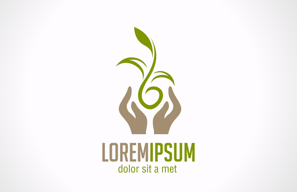 Leave With Hand Logo Design Vector Free Download 600x388 Leave With Hand Logo Design Vector Free Download