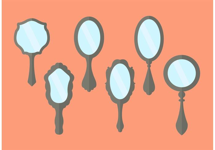 700x490 Vintage Hand Mirror Vectors