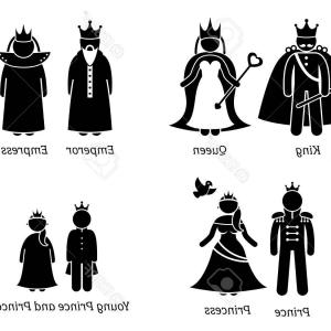 300x300 Hand Lettering Word King Queen Vector Createmepink