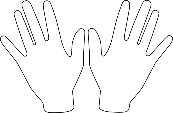 Hand Outline Vector