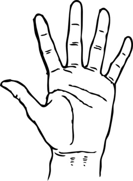 271x368 Hand Palm Vector Free Vector Download