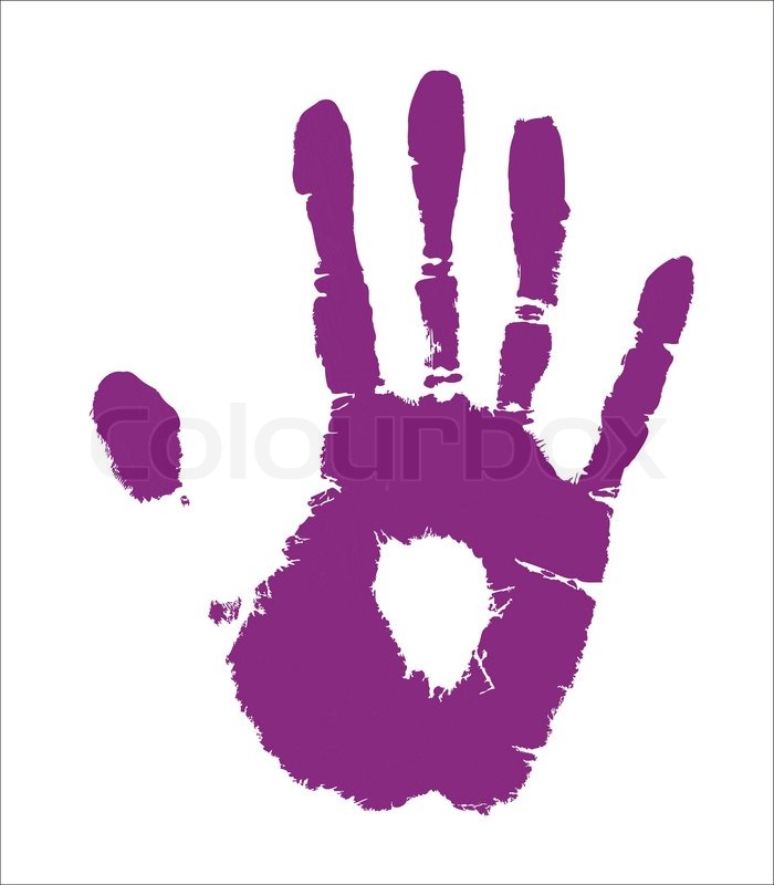700x800 Colored Palm Of The Hand Vector Stock Vector Colourbox