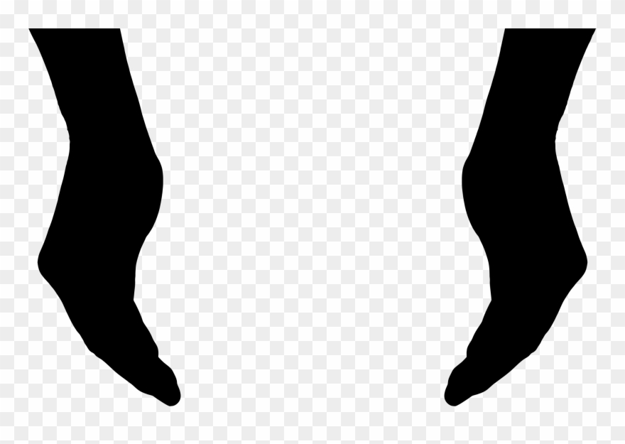 880x625 Hand Clipart Silhouette