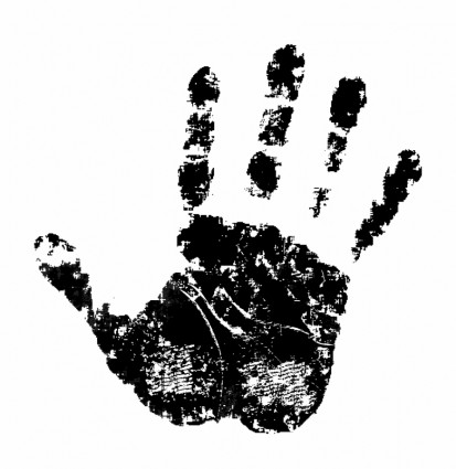 413x425 Handprint Vector Misc Free Vector Free Download