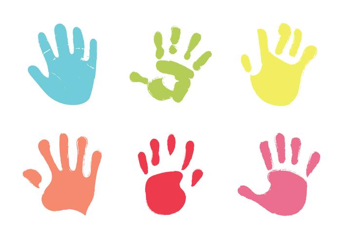 700x490 Free Baby Hand Print Vector Illustration