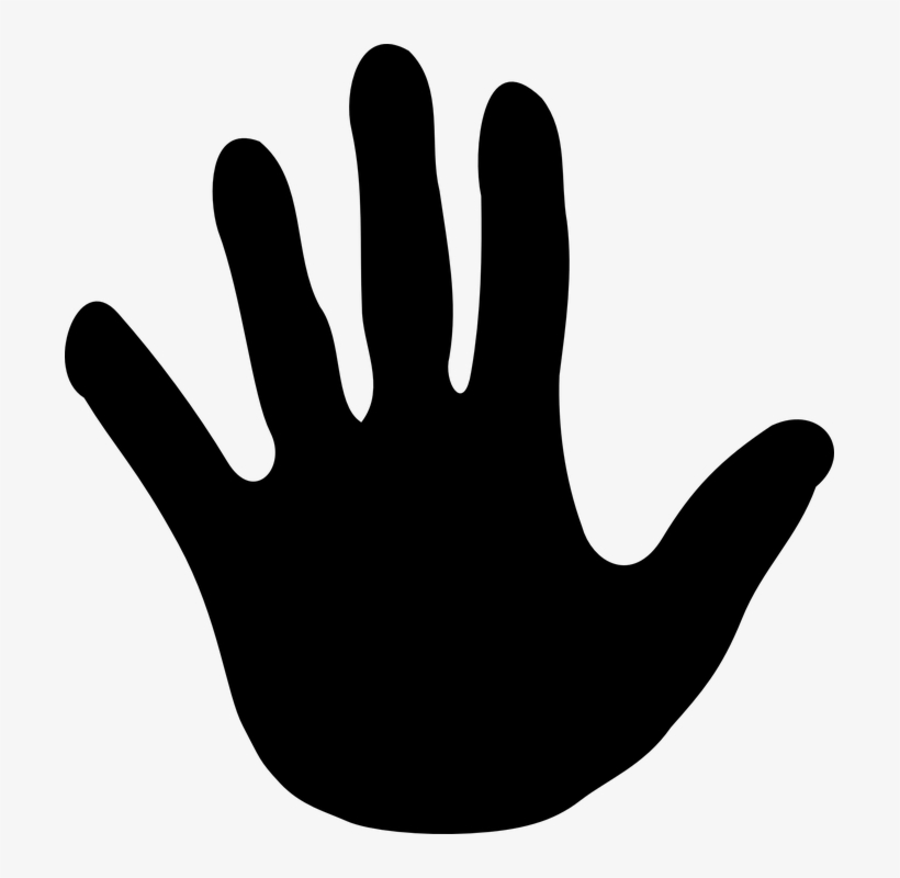 820x800 Baby Hand Vector