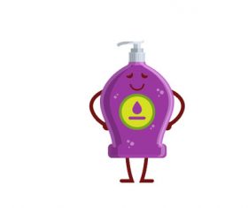 280x235 Hand Sanitizer Bottle Expression Cartoon Vector Free Download