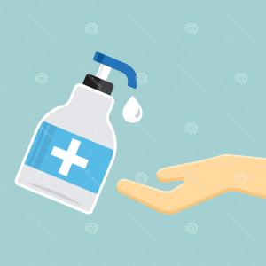300x300 Stock Illustration Hand Sanitizer Icon Vector Illustration