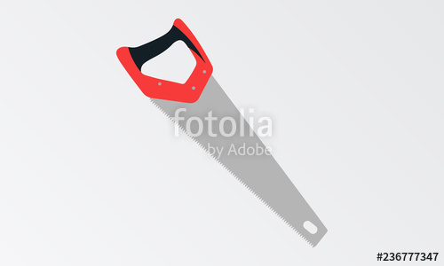 500x300 Cartoon Hand Saw Vector Stock Image And Royalty Free Vector