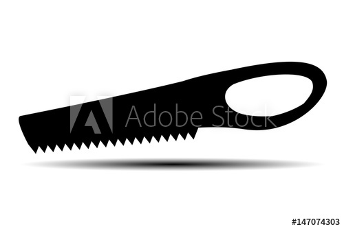 500x334 Hand Saw Vector Icon