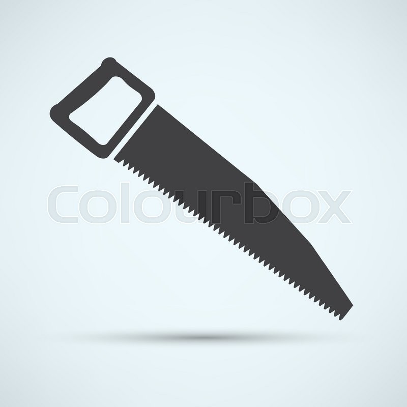 800x800 Vector Icon Of Hand Saw Stock Vector Colourbox