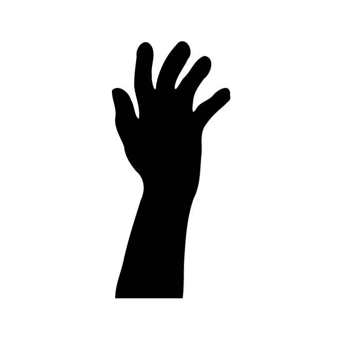 660x660 Raised Hand Outline Image
