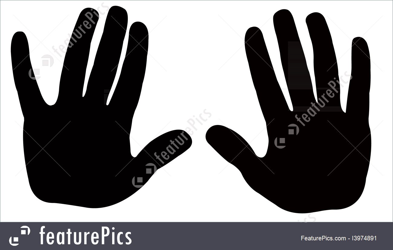 1300x828 A Pair Hands Silhouette Vector