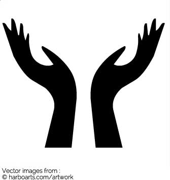 335x355 Download Hands Silhouette