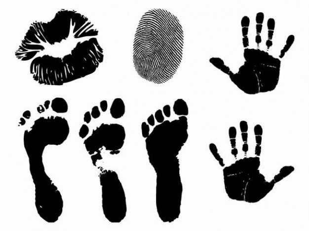 626x469 Hand Silhouette Vector Free Download