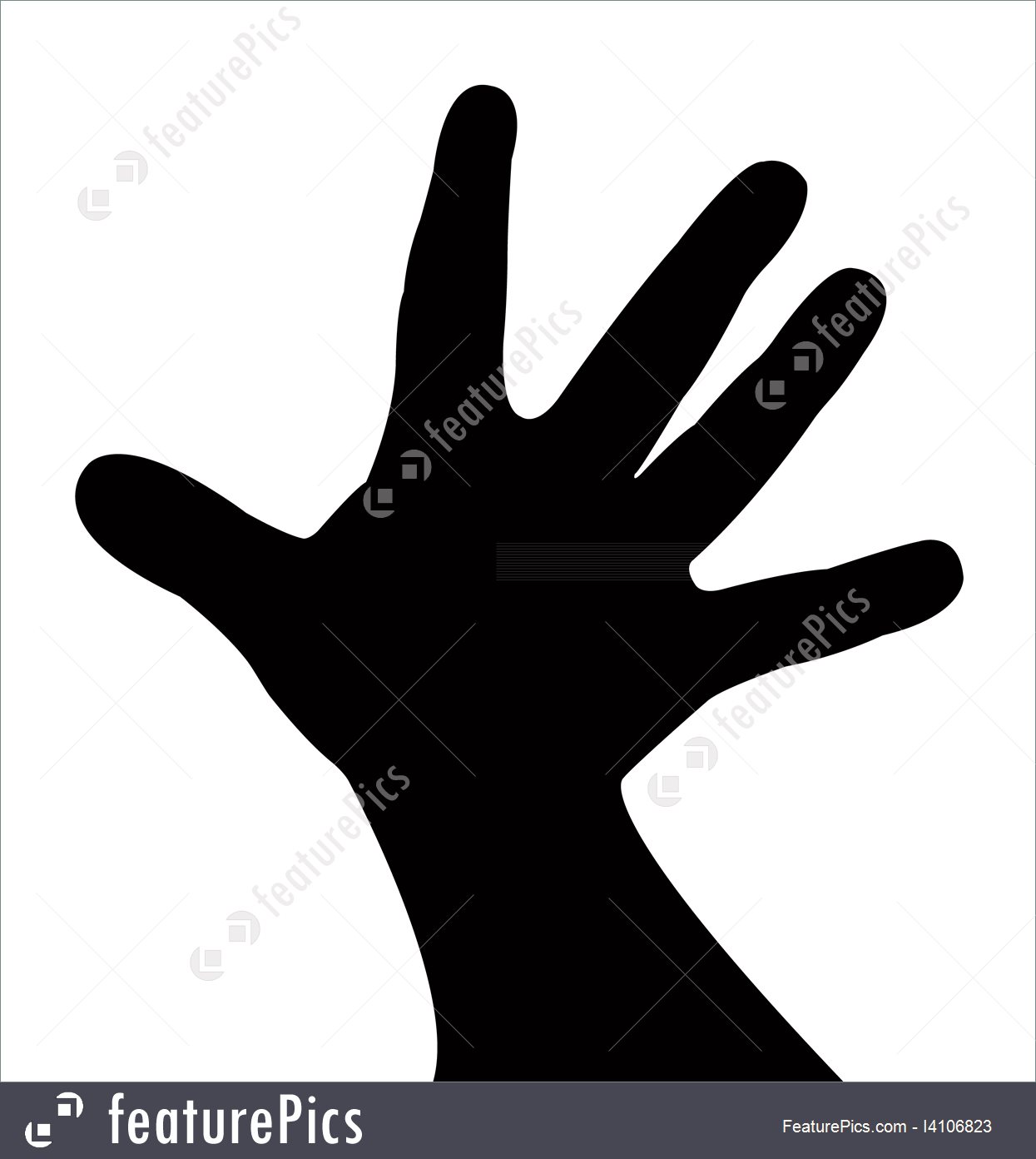 1245x1392 Baby Hand Silhouette Vector