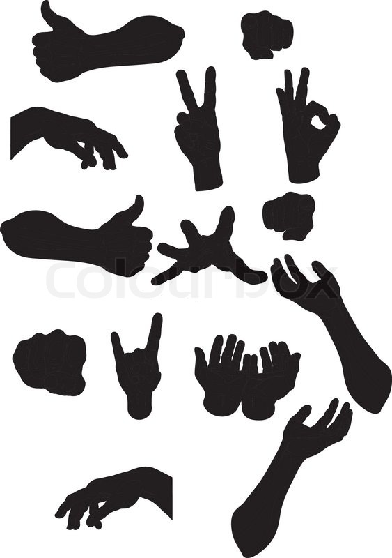 563x800 Collection Of 'hand Silhouette Images' Download More Than