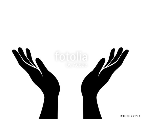 500x418 Hands Hope Vector Stock Image And Royalty Free Vector