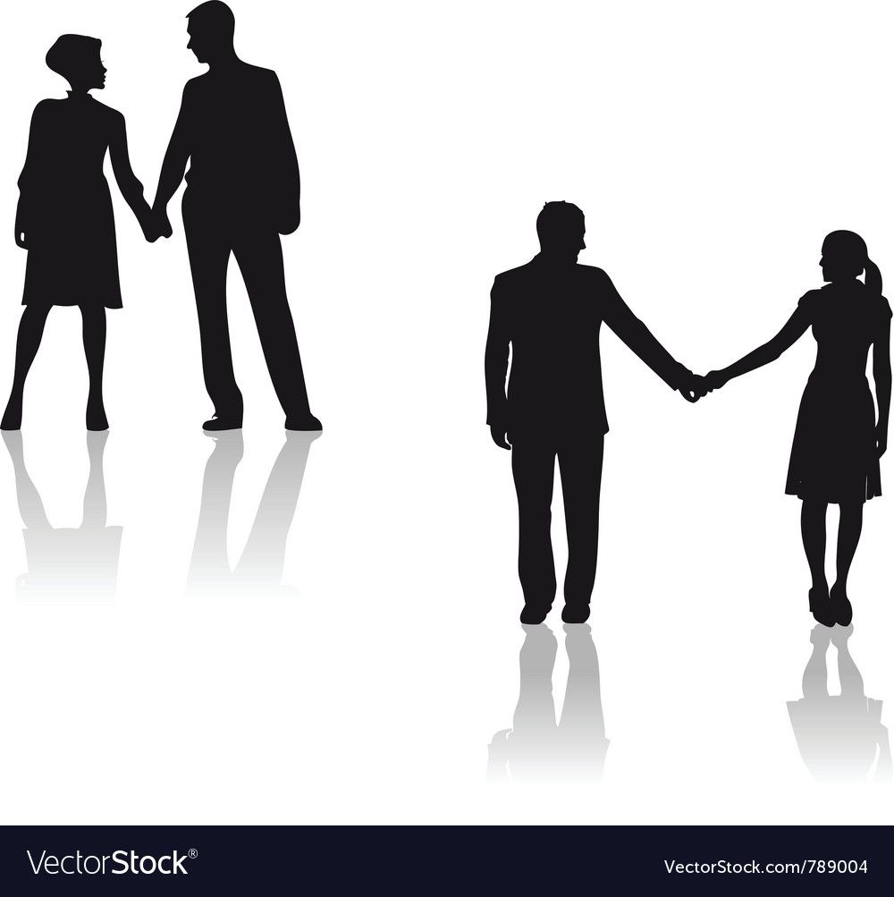 1000x1003 Silhouette Royalty Free Vector Image Couple Goals Silhouette