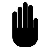 200x200 Stop Hand Free Vector Art
