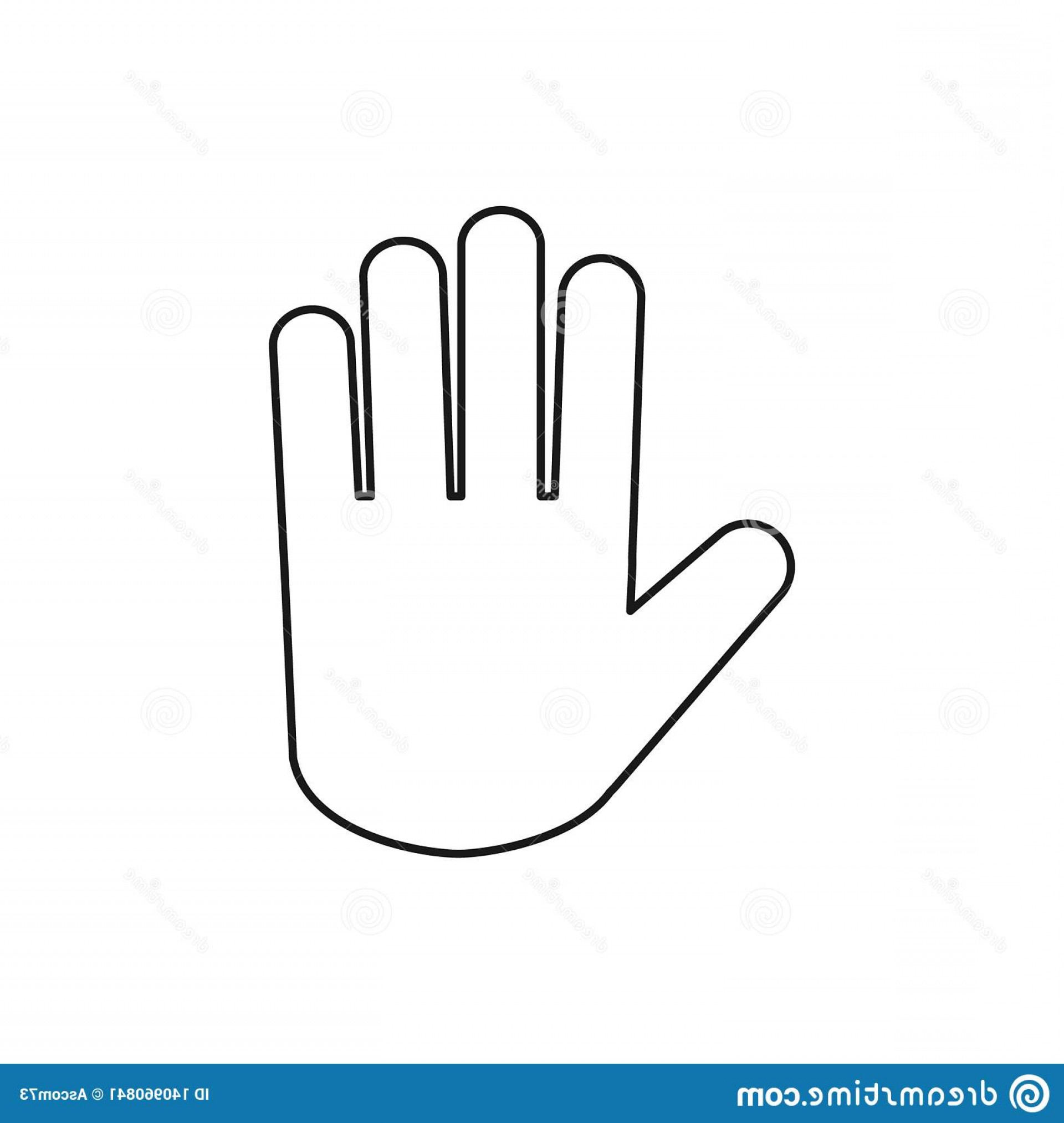 1920x2026 Vector Outline Of Your Hand Savoyuptown