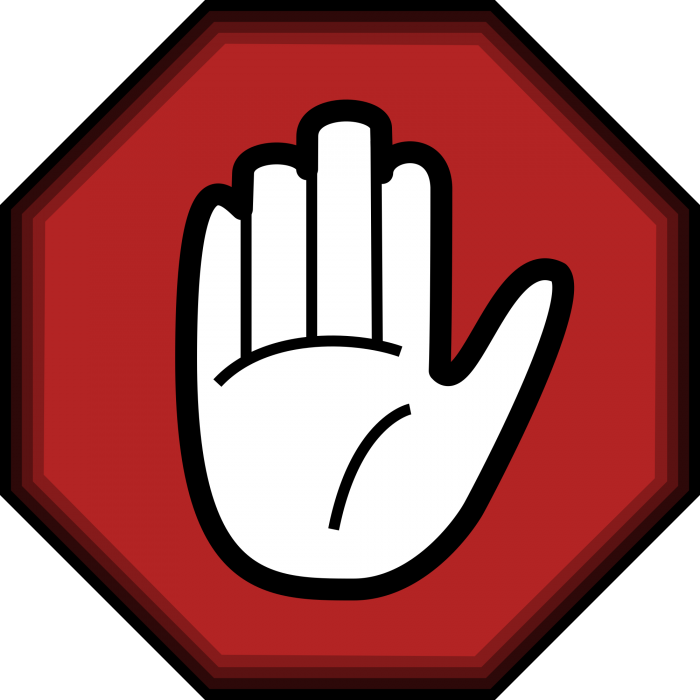 700x700 Hand Stop Png Vector, Clipart