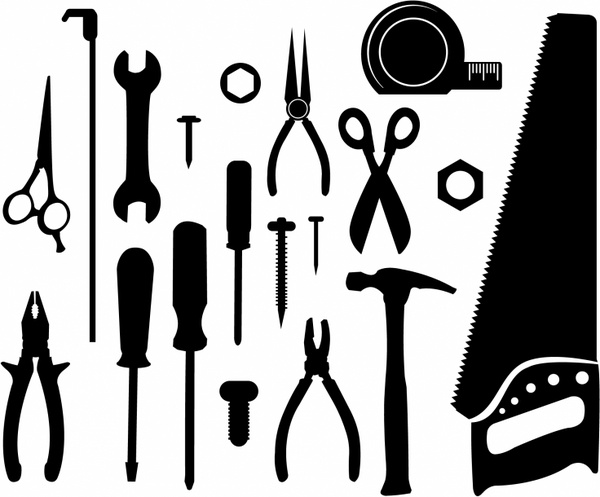 600x497 Tools Free Vector In Adobe Illustrator