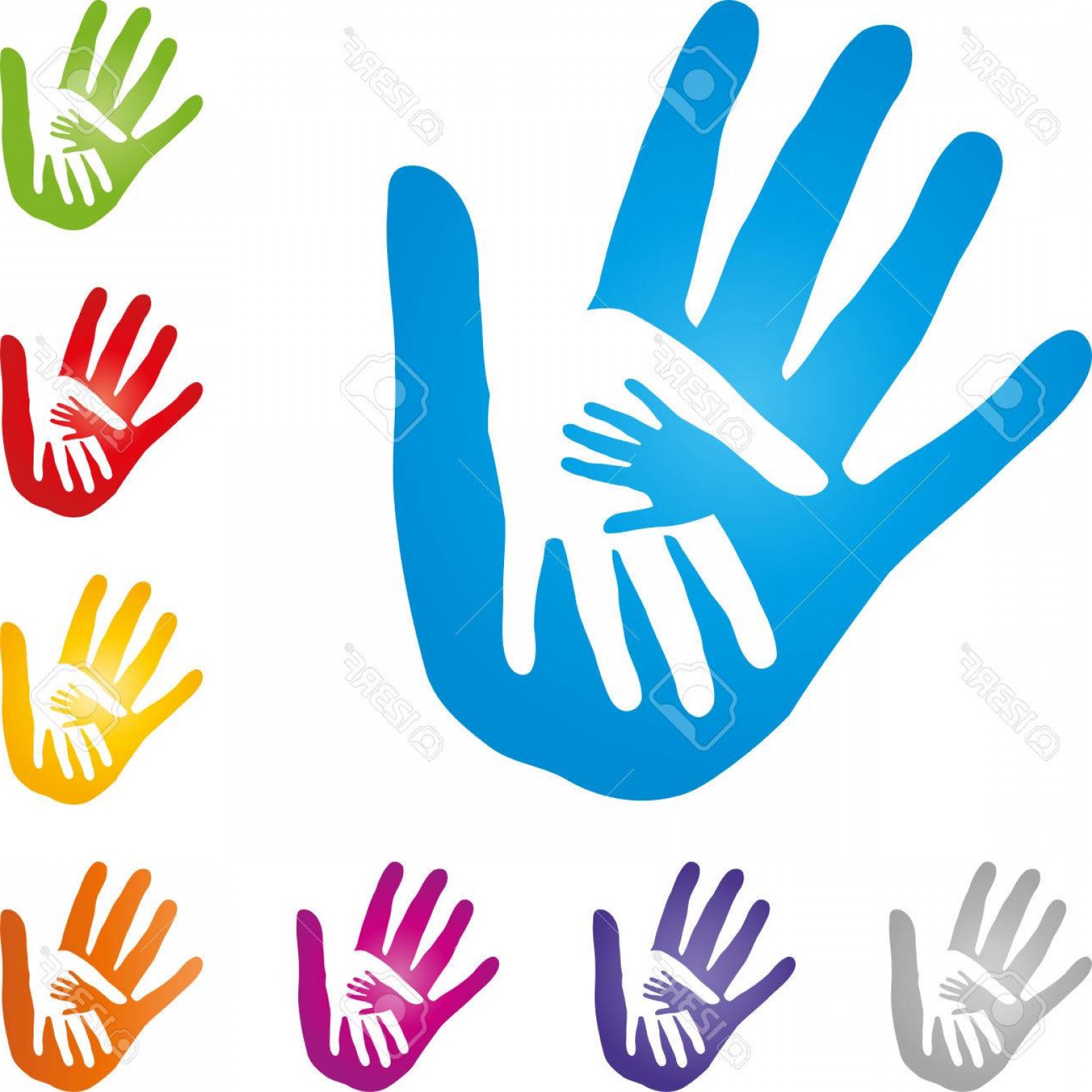 1560x1560 Photostock Vector Hands Physiotherapy Child Hand Vector Soidergi