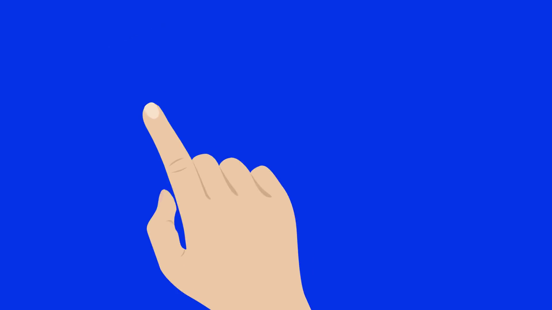 1920x1080 Vector Hand Finger Touchscreen Gesture Sliding Virtual Screen