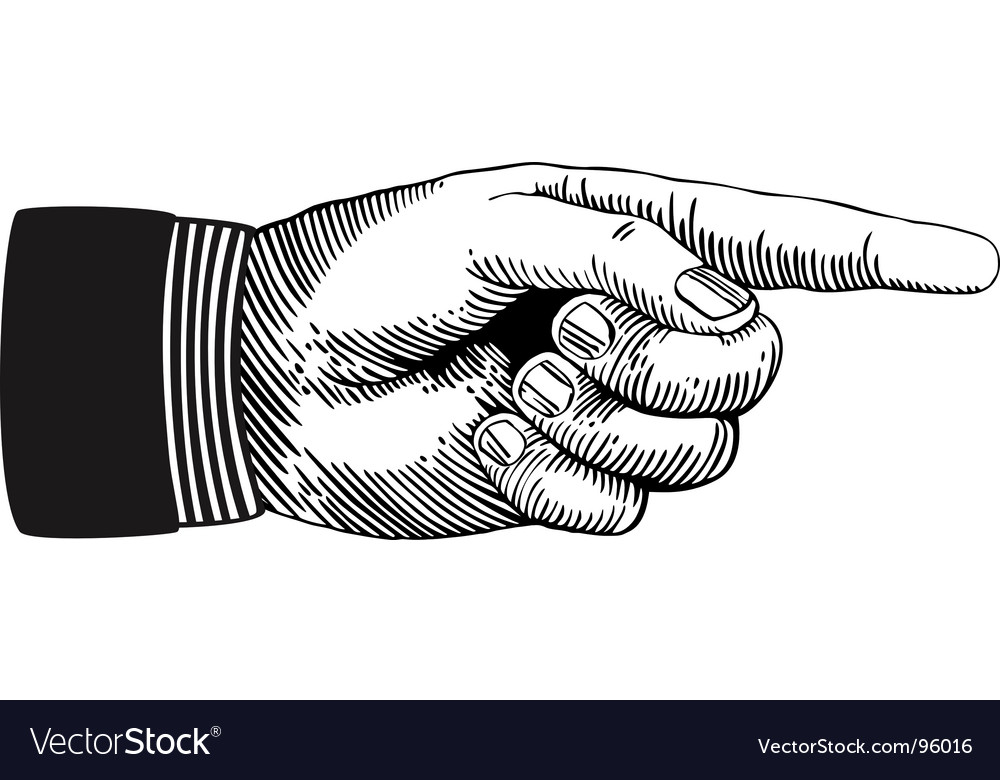Pointing Hand Vector Download 1000x780 Pointing Hand Vector Download