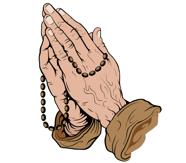 Praying Hands Vector Art Free 600x525 Praying Hands Vector Art Free
