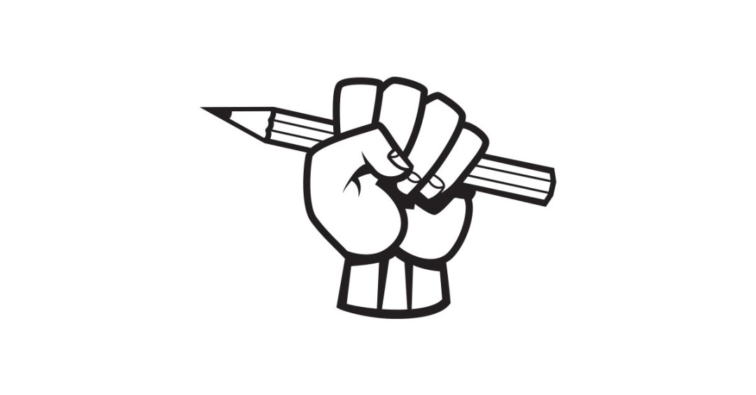 1080x565 Pencil In Hand Design Warrior Free Vector And Png