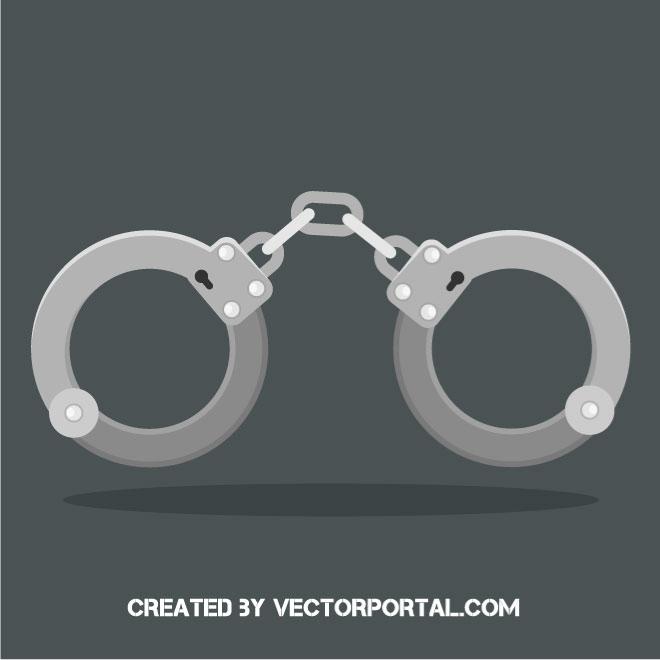 660x660 Handcuffs Vector Art