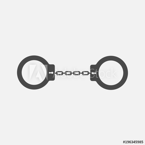 500x500 Handcuffs Vector Icon
