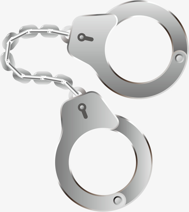 650x730 Handcuffs Png Vector Elements, Handcuffs