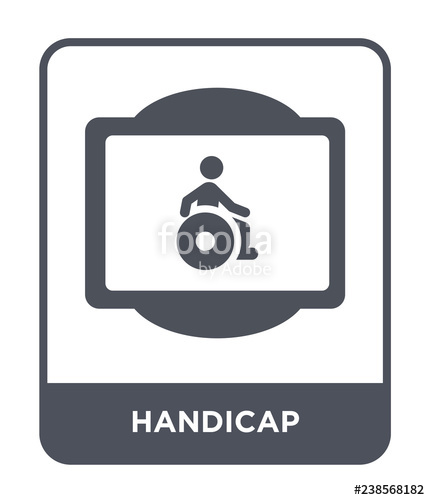 430x500 Handicap Icon Vector Stock Image And Royalty Free Vector