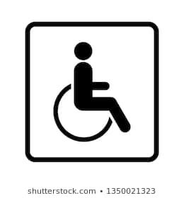 260x280 Wheelchair Sign Vector