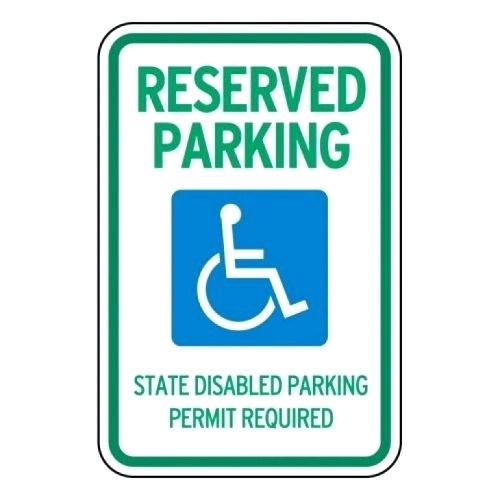 Handicap Parking Sign Vector at Vectorified.com | Collection of ...