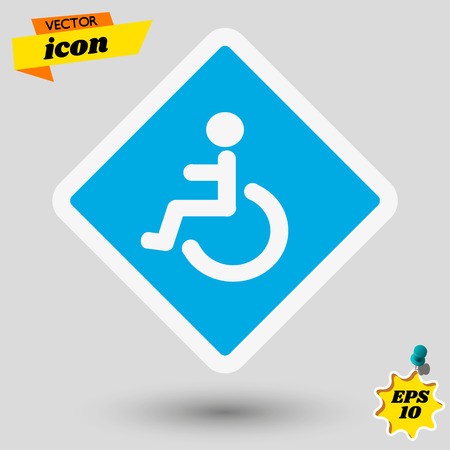 Wheelchair, Handicapped Or Accessibility Parking Or Access Sign 450x450 Wheelchair, Handicapped Or Accessibility Parking Or Access Sign