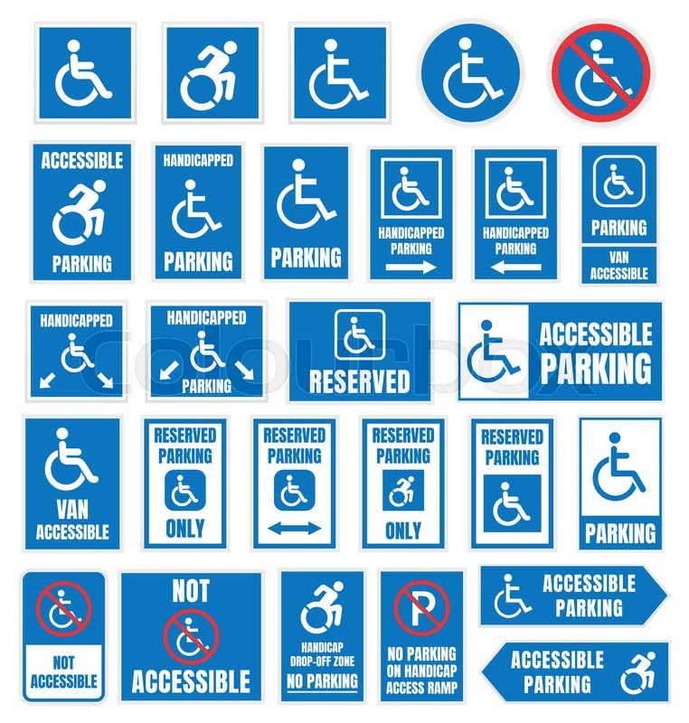 Handicap Sign Vector