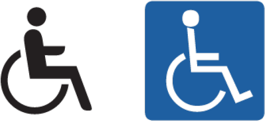 535x245 Hd Handicap Sign Vector Free Unlimited Download