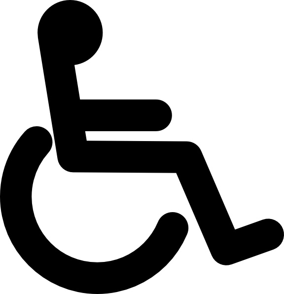 576x596 Disabled Wheel Chair Access Sign Clip Art Free Vector In Open