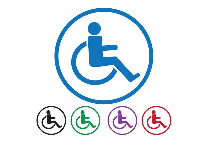 693x490 Wheelchair Handicap Icon Design