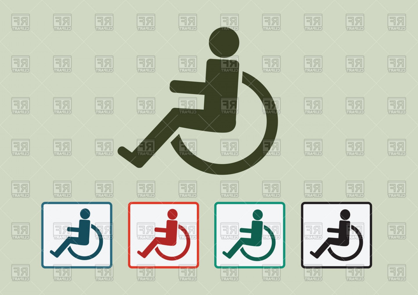 1440x1017 Wheelchair Handicap Icons Vector Clipart Hoodamathrun