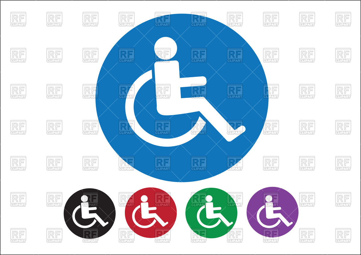 1200x849 Wheelchair Handicap Icon Vector Image Of Signs, Symbols, Maps