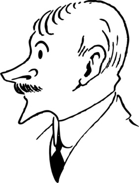 Handlebar Mustache Free Vector Download 281x368 Handlebar Mustache Free Vector Download