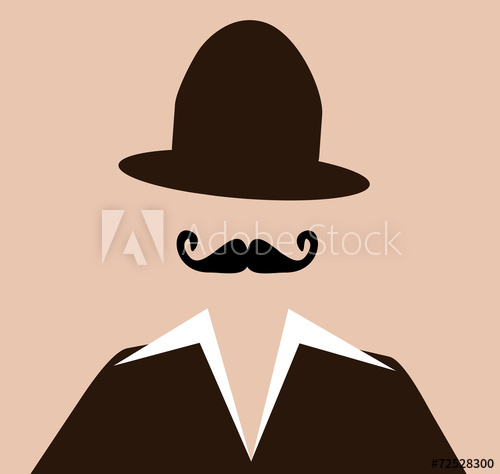 Handlebar Mustache Vector at Vectorified.com | Collection of Handlebar ...