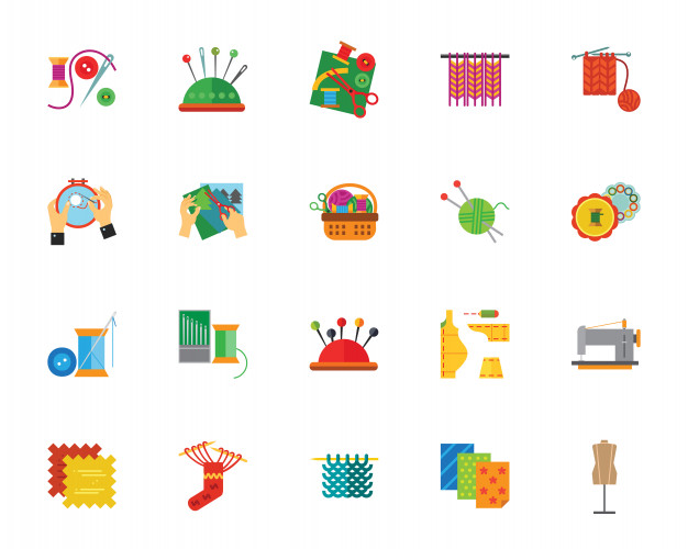 626x500 Handmade Icon Set Vector Free Download